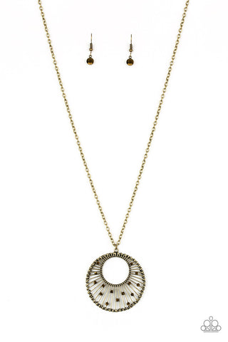 Urban Illumination Brass Paparazzi Necklace