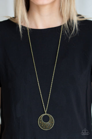 Urban Illumination Brass Paparazzi Necklace