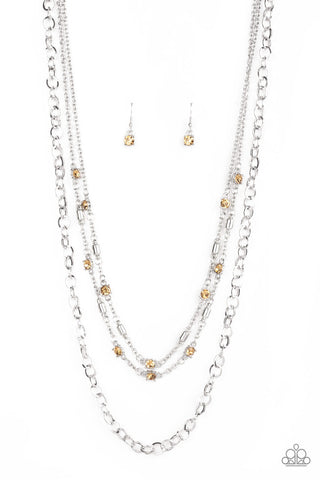 Metro Mixer Brown Paparazzi Necklace