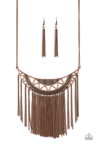 Empress Excursion Copper Paparazzi Necklace
