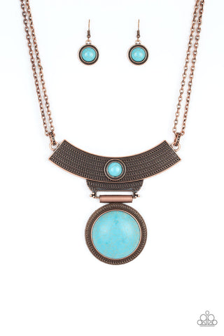 Lasting EMPRESS-ions Copper Paparazzi Necklace