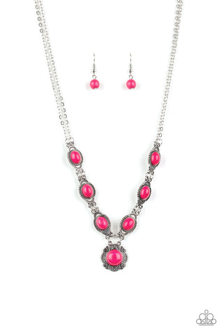 Desert Dreamin Pink Paparazzi Necklace