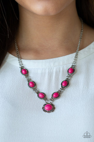 Desert Dreamin Pink Paparazzi Necklace