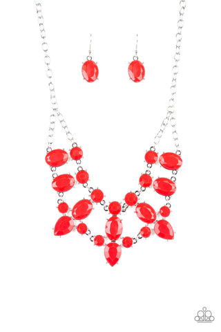 Goddess Glow Red Paparazzi Necklace