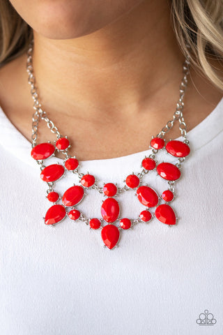 Goddess Glow Red Paparazzi Necklace