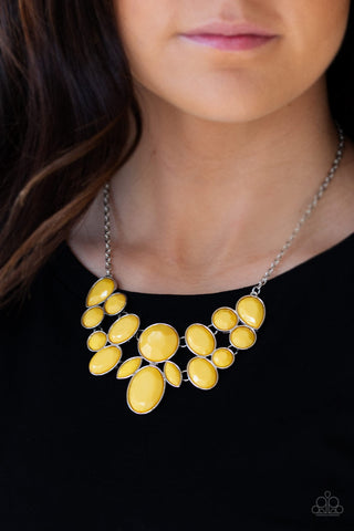 Demi-Diva Yellow Paparazzi Necklace