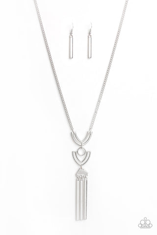 Confidently Cleopatra Silver Paparazzi Necklace