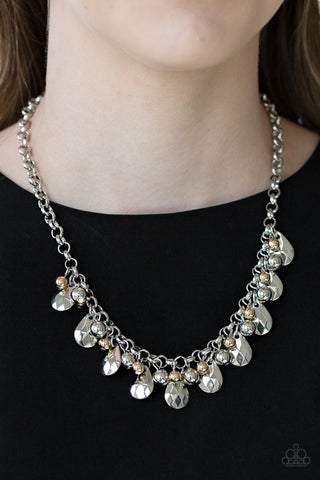 Stage Stunner Silver Paparazzi Necklace