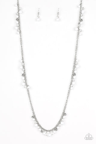 Miami Mojito White Paparazzi Necklace