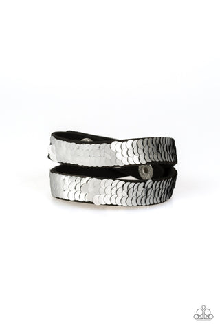 Under the SEQUINS Silver Paparazzi Bracelet