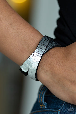 Under the SEQUINS Silver Paparazzi Bracelet
