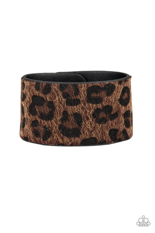 Cheetah Cabana Brown Paparazzi Bracelet