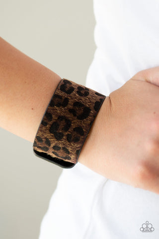 Cheetah Cabana Brown Paparazzi Bracelet