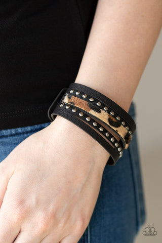 Born to Be WILDCAT Brown Paparazzi Bracelet