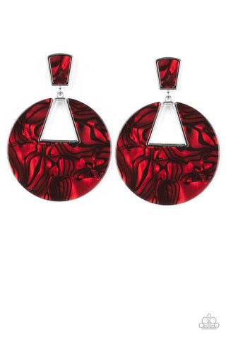 Let HEIR Rip! Red Paparazzi Earrings