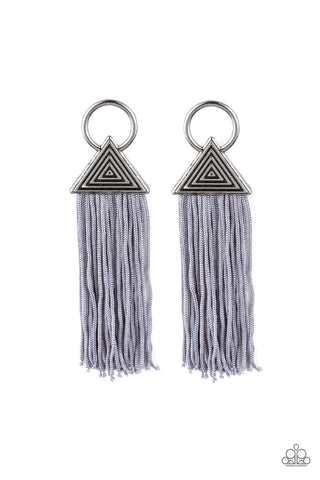 Oh My GIZA Silver Paparazzi Earrings