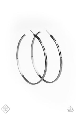 Full on Radical Black Paparazzi Earrings