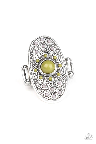 Solar Plexus Green Paparazzi Ring