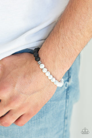 Fortune White Paparazzi Bracelet