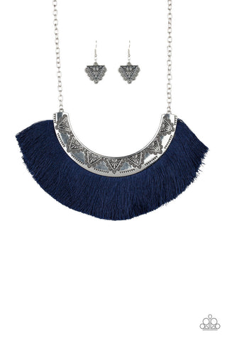 Might and MANE Blue Paparazzi Necklace