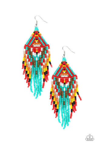 Boho Blast Blue Paparazzi Earrings