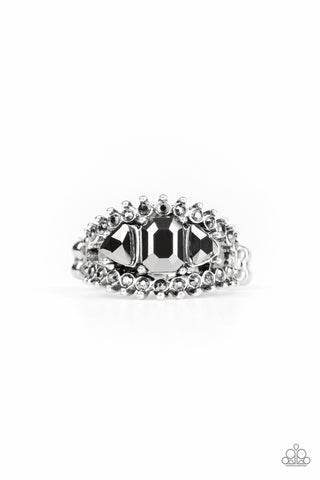 Packin Heat Silver Paparazzi Ring