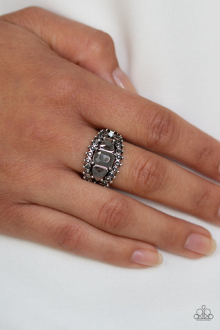 Packin Heat Silver Paparazzi Ring