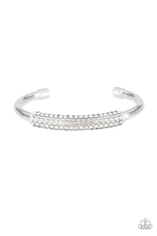 Day to Day Dazzle White Paparazzi Bracelet