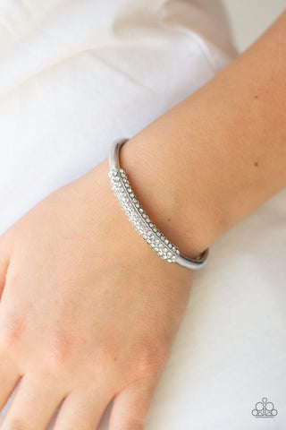 Day to Day Dazzle White Paparazzi Bracelet