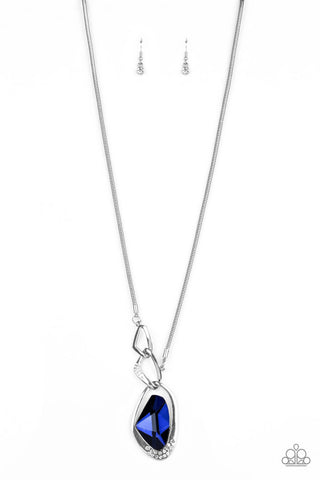 Optical Opulence Blue Paparazzi Necklace