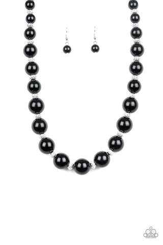 Uptown Heiress Black Paparazzi Necklace