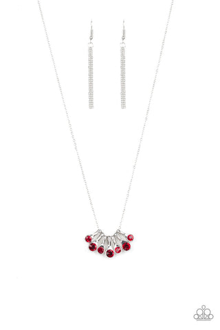 Slide into Shimmer Red Paparazzi Necklace