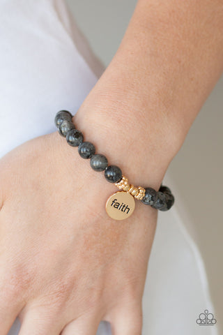 FAITH It, Till You Make It Black Paparazzi Bracelet