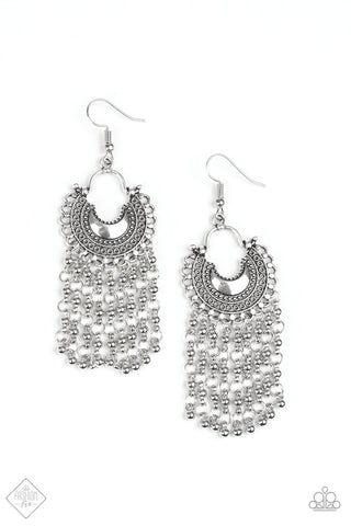 Catching Dreams Silver Paparazzi Earrings