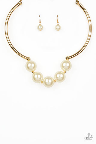 Welcome to Wall Street Gold Paparazzi Necklace