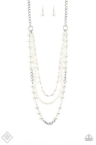 New York Chic White Paparazzi Necklace