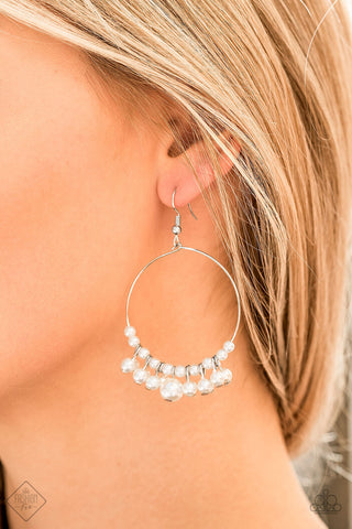 The PEARL-fectionist White Paparazzi Earrings