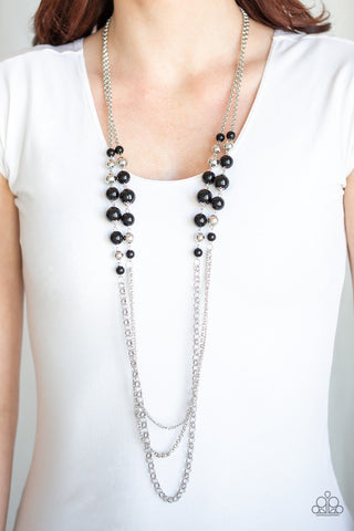 Charmingly Colorful Black Paparazzi Necklace