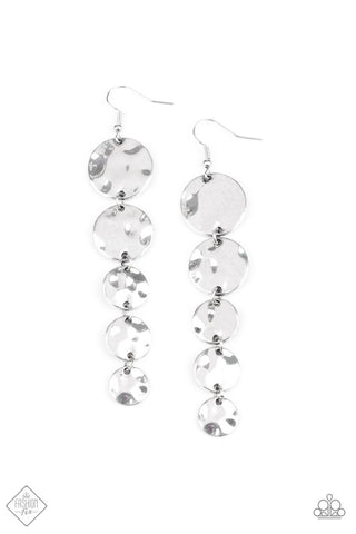 Rippling Resplendence Silver Paparazzi Earrings