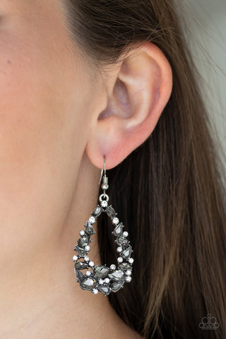 To BEDAZZLE, or Not to BEDAZZLE Silver Paparazzi Earrings