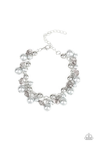 Kensington Kiss Silver Paparazzi Bracelet