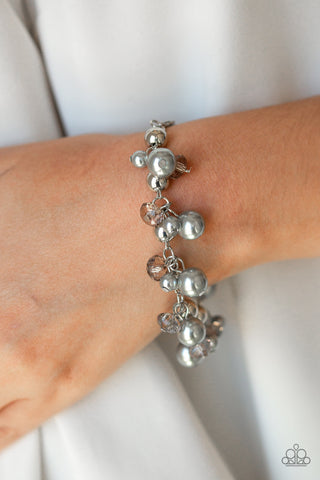 Kensington Kiss Silver Paparazzi Bracelet