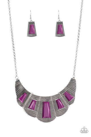 Lion Den Purple Paparazzi Necklace