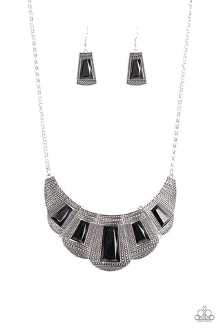 Lion Den Black Paparazzi Necklace