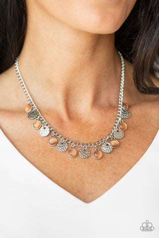 Treasure Tour Orange Paparazzi Necklace