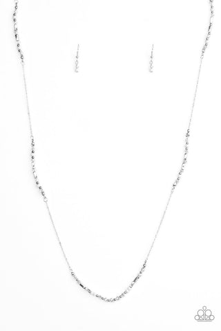 Mainstream Minimalist White Paparazzi Necklace