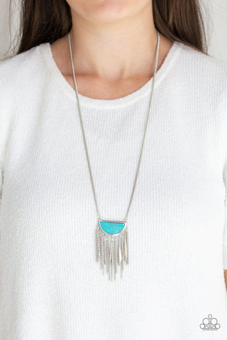 Desert Hustle Blue Paparazzi Necklace