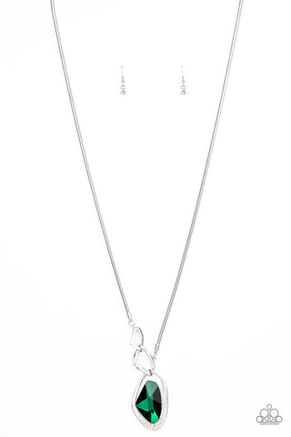 Optical Opulence Green Paparazzi Necklace