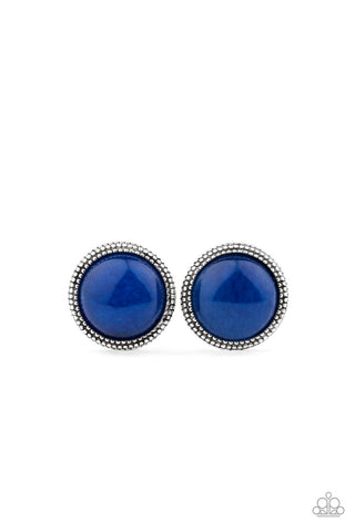 Desert Dew Blue Paparazzi Earrings