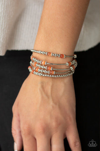 Colorful Charisma Orange Paparazzi Bracelet
